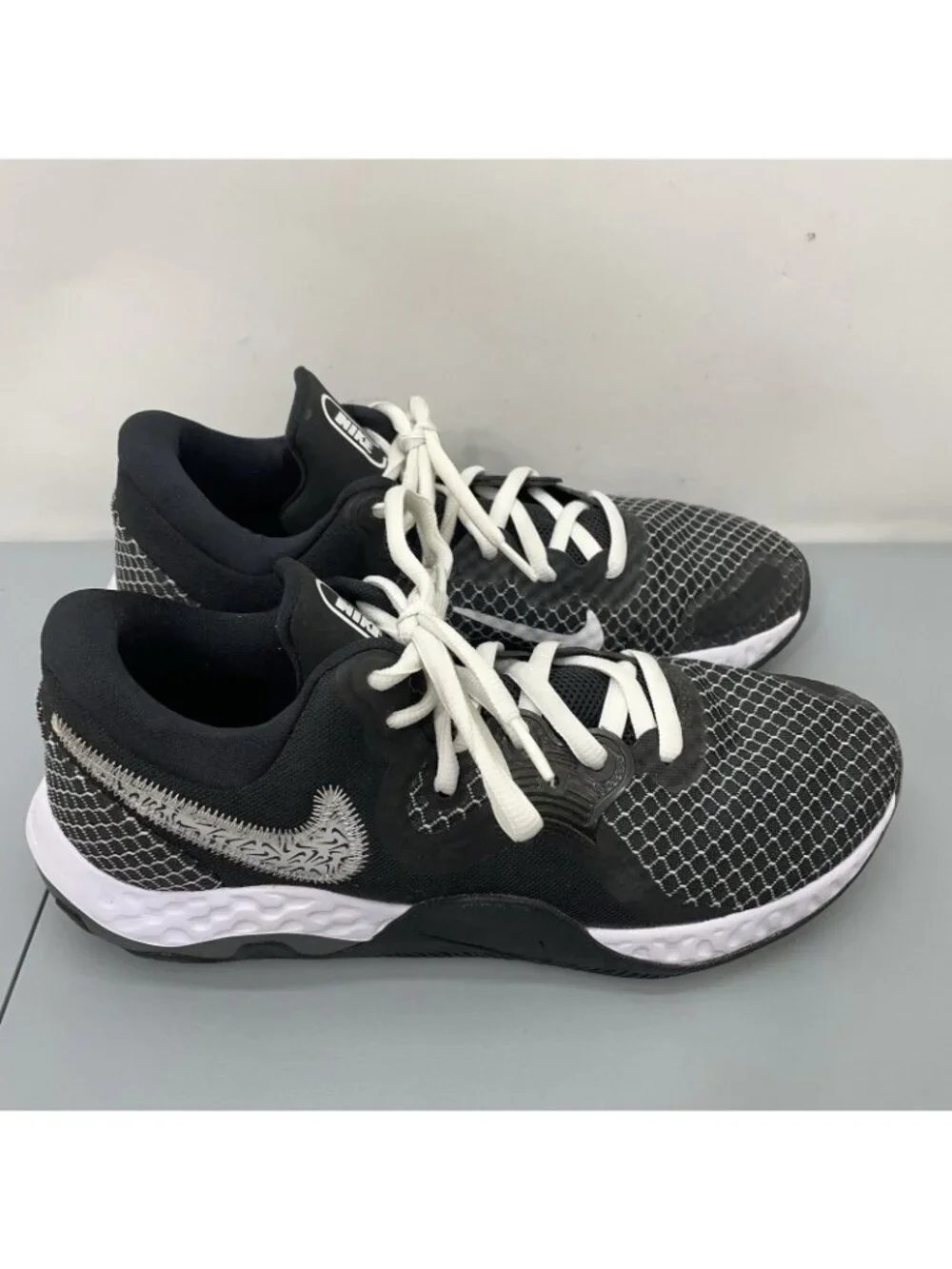 Nike Renew Elevate 2 Basketball Shoes Sneakers Running Athletic Black Mens 11.5